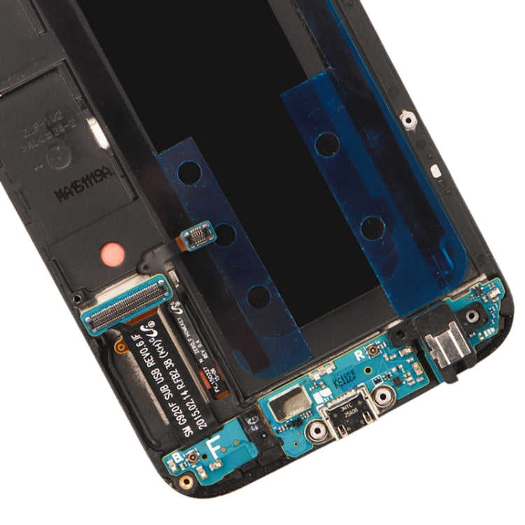 Original Super AMOLED LCD Screen For Samsung Galaxy S6 SM-G920F Digitizer Full Assembly with Frame (White) - free shipping - PMc TechLife - Order now!