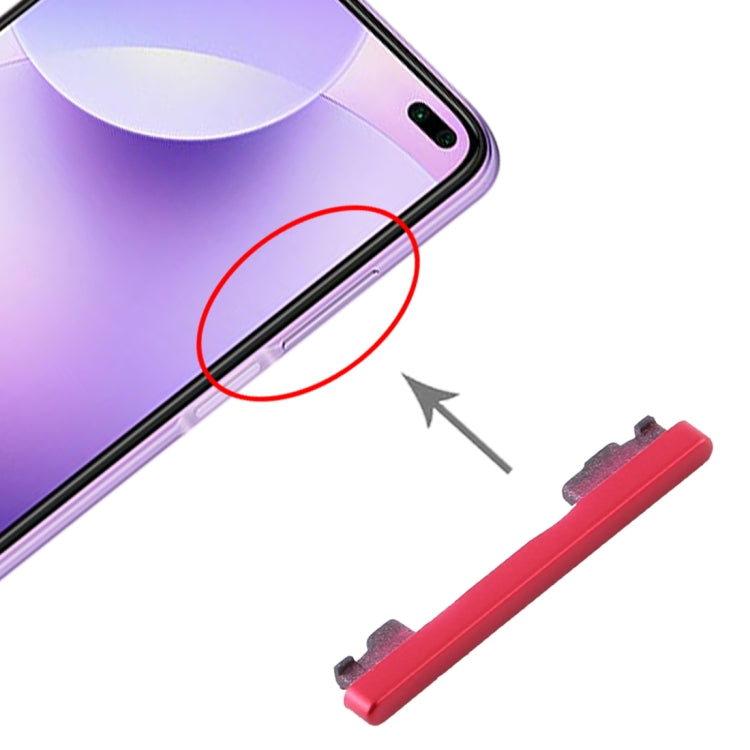 Power Button and Volume Control Button for Xiaomi Redmi K30 (Red) - Home key & Side Key by PMc TechLife | Online Shopping South Africa | PMc TechLife | Buy Now Pay Later Mobicred