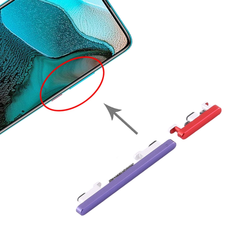 Power Button and Volume Control Button for Xiaomi Redmi K30 Pro (Purple) - free shipping - PMc TechLife - Order now!
