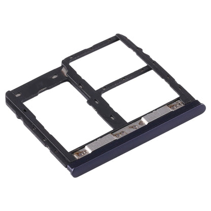 SIM Card Tray + SIM Card Tray + Micro SD Card Tray for Asus Zenfone Max Plus (M1) ZB570TL / X018D(Blue) - Card Tray by PMC Jewellery | Online Shopping South Africa | PMC Jewellery | Buy Now Pay Later Mobicred