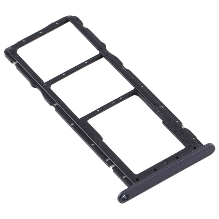 SIM Card Tray + SIM Card Tray + Micro SD Card Tray for Huawei Y6 Pro (2019) (Black) - Card Socket by PMc TechLife | Online Shopping South Africa | PMc TechLife | Buy Now Pay Later Mobicred