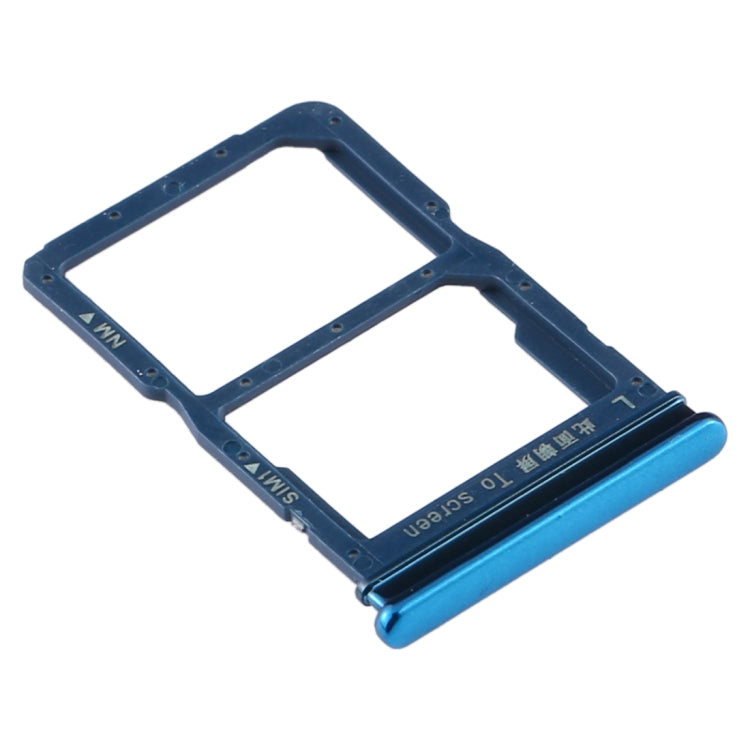 SIM Card Tray + NM Card Tray for Huawei Y8p (Blue) - free shipping - PMC TechLife - Order now!