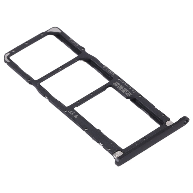 SIM Card Tray + SIM Card Tray + Micro SD Card Tray for Huawei Enjoy Max (Black) - Card Socket by PMc TechLife | Online Shopping South Africa | PMc TechLife | Buy Now Pay Later Mobicred