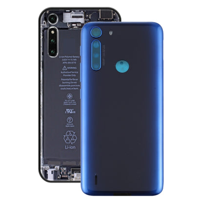 Battery Back Cover for Motorola One Fusion (Blue) - Back Cover by PMC Jewellery | Online Shopping South Africa | PMC Jewellery | Buy Now Pay Later Mobicred