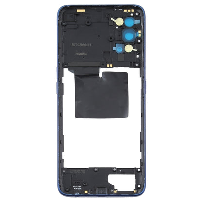 For OPPO Realme Q2 Pro Back Housing Frame (Black) - Frame Bezel Plate by PMC Jewellery | Online Shopping South Africa | PMC Jewellery | Buy Now Pay Later Mobicred