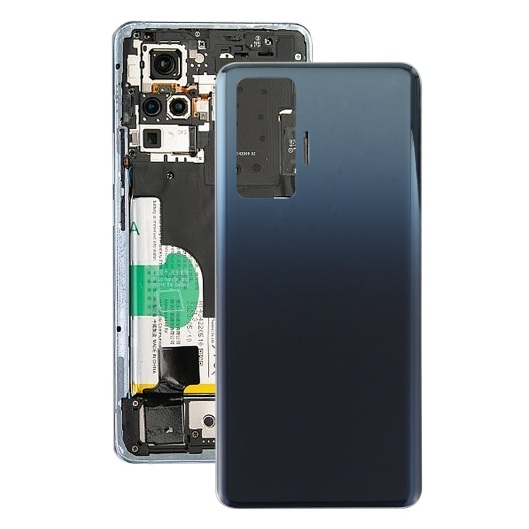 For Vivo X50 Pro V2005A Battery Back Cover (Black) - Back Cover by PMC TechLife | Online Shopping South Africa | PMC TechLife | Buy Now Pay Later Mobicred