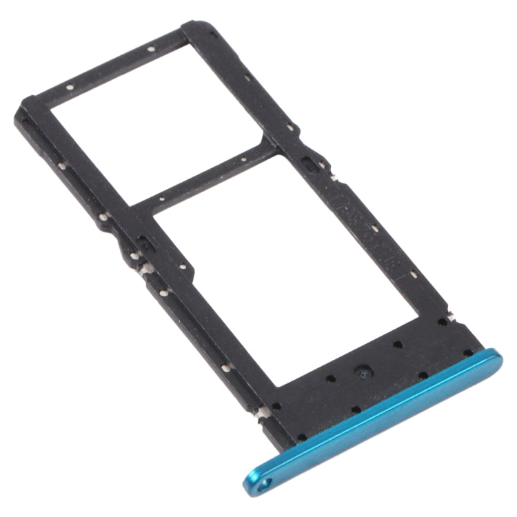 SIM Card Tray + SIM Card Tray / Micro SD Card Tray for Honor Play4 (Blue) - free shipping - PMc TechLife - Order now!