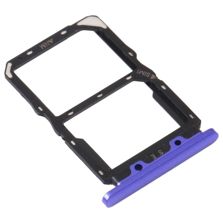 SIM Card Tray + NM Card Tray for Huawei Nova 5 Pro (Purple) - Card Socket by PMc TechLife | Online Shopping South Africa | PMc TechLife | Buy Now Pay Later Mobicred