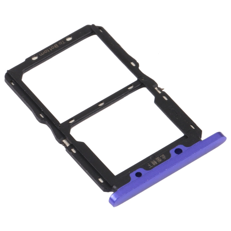 SIM Card Tray + NM Card Tray for Huawei Nova 5 Pro (Purple) - Card Socket by PMc TechLife | Online Shopping South Africa | PMc TechLife | Buy Now Pay Later Mobicred