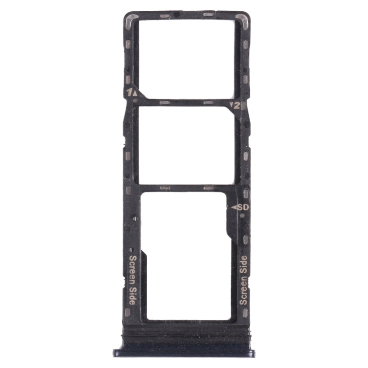 For Infinix Note 8i X683 SIM Card Tray + SIM Card Tray + Micro SD Card Tray (Blue) - Card Tray by PMc TechLife | Online Shopping South Africa | PMc TechLife | Buy Now Pay Later Mobicred