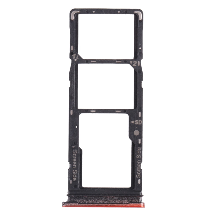For Tecno Spark 5 Pro KD7 SIM Card Tray + SIM Card Tray + Micro SD Card Tray (Orange) - free shipping - PMc TechLife - Order now!