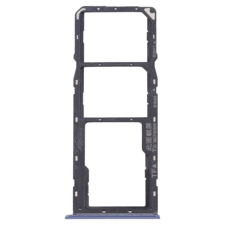 For OPPO Realme Narzo 20  SIM Card Tray + SIM Card Tray + Micro SD Card Tray (Blue) - Card Tray by PMc TechLife | Online Shopping South Africa | PMc TechLife | Buy Now Pay Later Mobicred