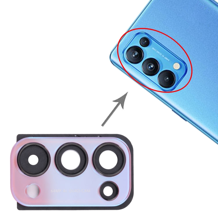 For OPPO Reno5 Pro 5G PDSM00, PDST00, CPH2201  Camera Lens Cover (Red) - Camera Series by PMc TechLife | Online Shopping South Africa | PMc TechLife | Buy Now Pay Later Mobicred