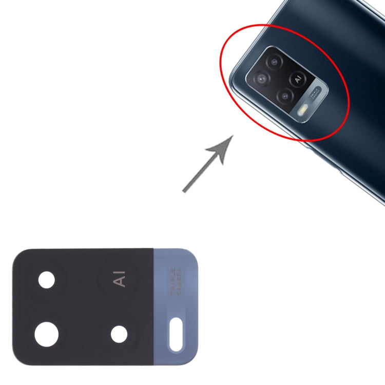 For OPPO A54 4G 10 PCS Back Camera Lens (Black) - Camera Series by PMc TechLife | Online Shopping South Africa | PMc TechLife | Buy Now Pay Later Mobicred