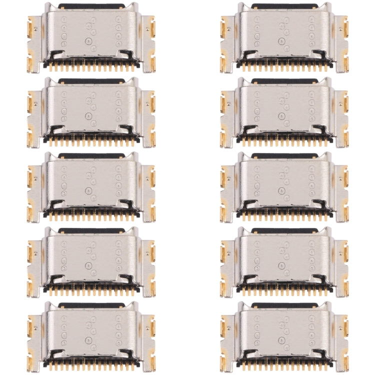 For OPPO Reno5 5G PEGM00, PEGT00, CPH2145 10pcs Charging Port Connector - Single Tail Connector by PMc TechLife | Online Shopping South Africa | PMc TechLife | Buy Now Pay Later Mobicred