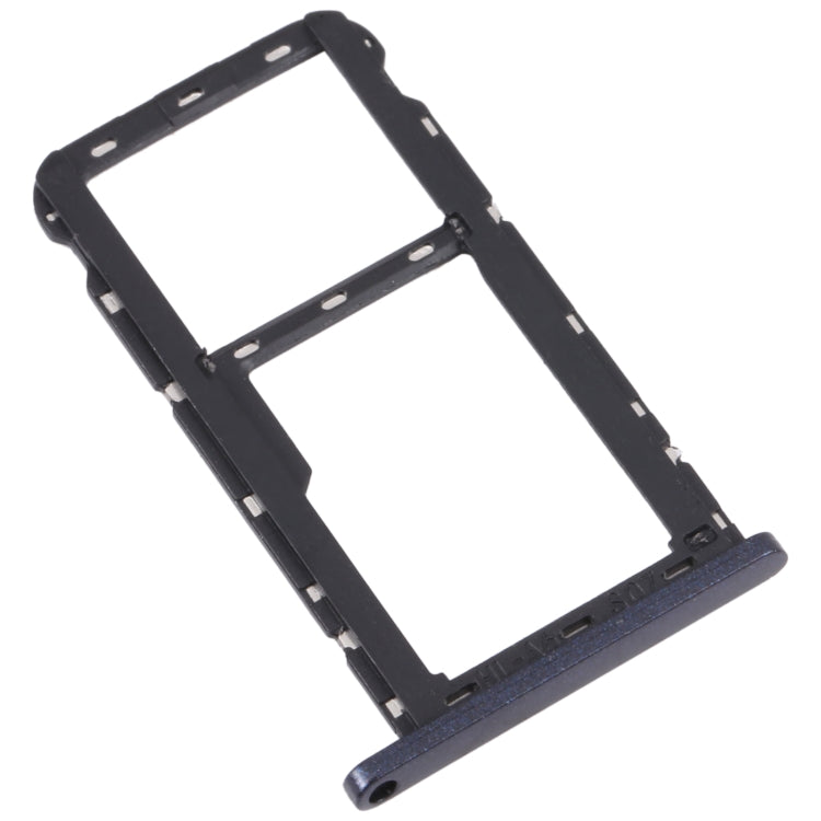 For ZTE Blade A72 SIM Card Tray + SIM Card Tray / Micro SD Card Tray (Grey) - For ZTE by PMc TechLife | Online Shopping South Africa | PMc TechLife | Buy Now Pay Later Mobicred