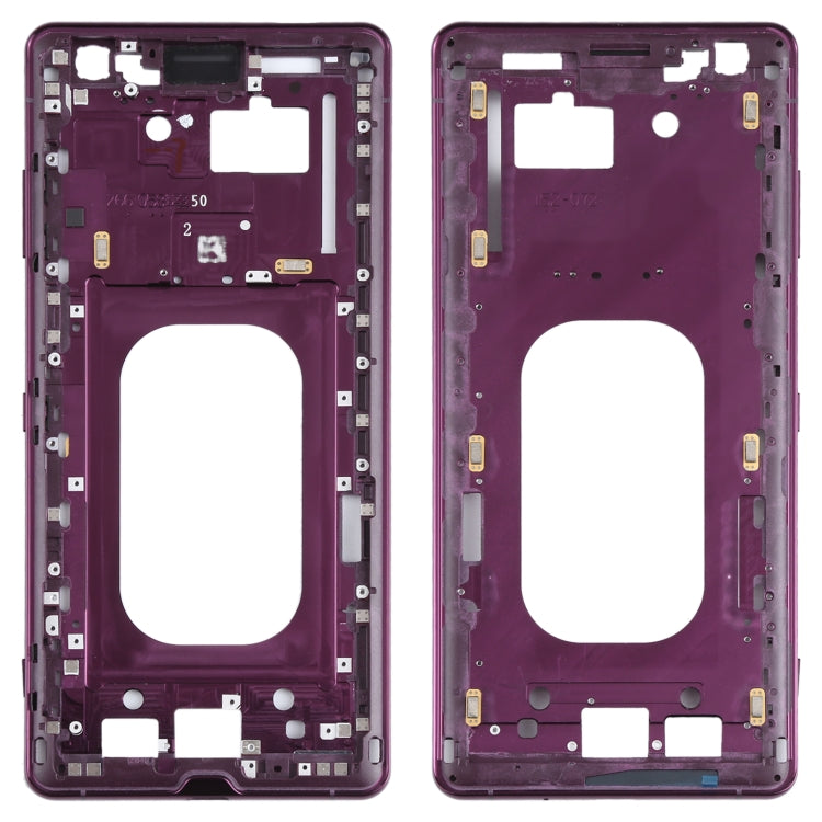 Middle Frame Bezel Plate for Sony Xperia XZ3(Purple) - Frame Bezel Plate by PMC Jewellery | Online Shopping South Africa | PMC Jewellery | Buy Now Pay Later Mobicred