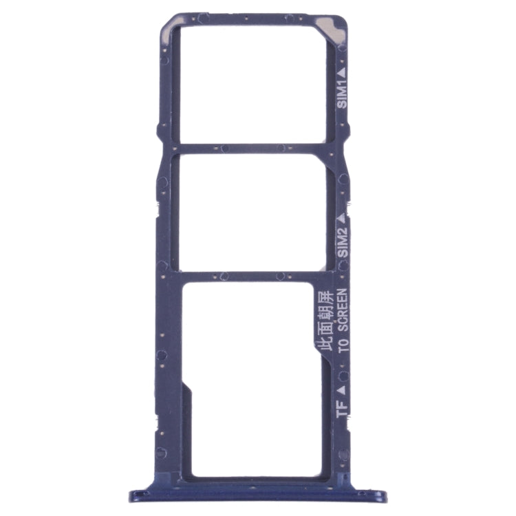 SIM Card Tray + SIM Card Tray + Micro SD Card Tray for Huawei Y5 lite (2018) (Blue) - Card Socket by PMc TechLife | Online Shopping South Africa | PMc TechLife | Buy Now Pay Later Mobicred