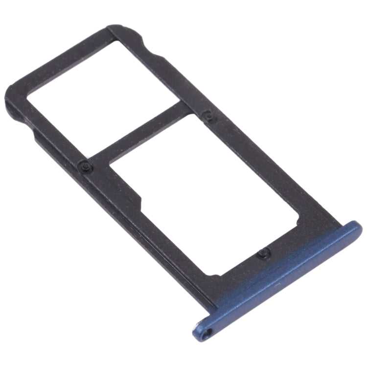 SIM Card Tray + SIM Card Tray / Micro SD Card Tray for Honor Play(Blue) - Card Socket by PMc TechLife | Online Shopping South Africa | PMc TechLife | Buy Now Pay Later Mobicred