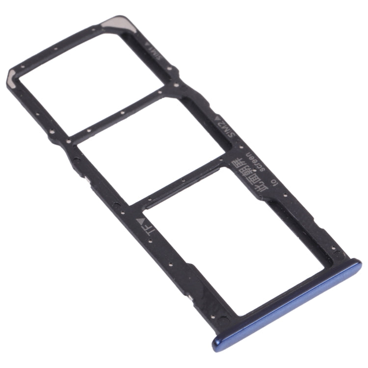 SIM Card Tray + SIM Card Tray + Micro SD Card Tray for Huawei Enjoy 8 (Blue) - Card Socket by PMc TechLife | Online Shopping South Africa | PMc TechLife | Buy Now Pay Later Mobicred