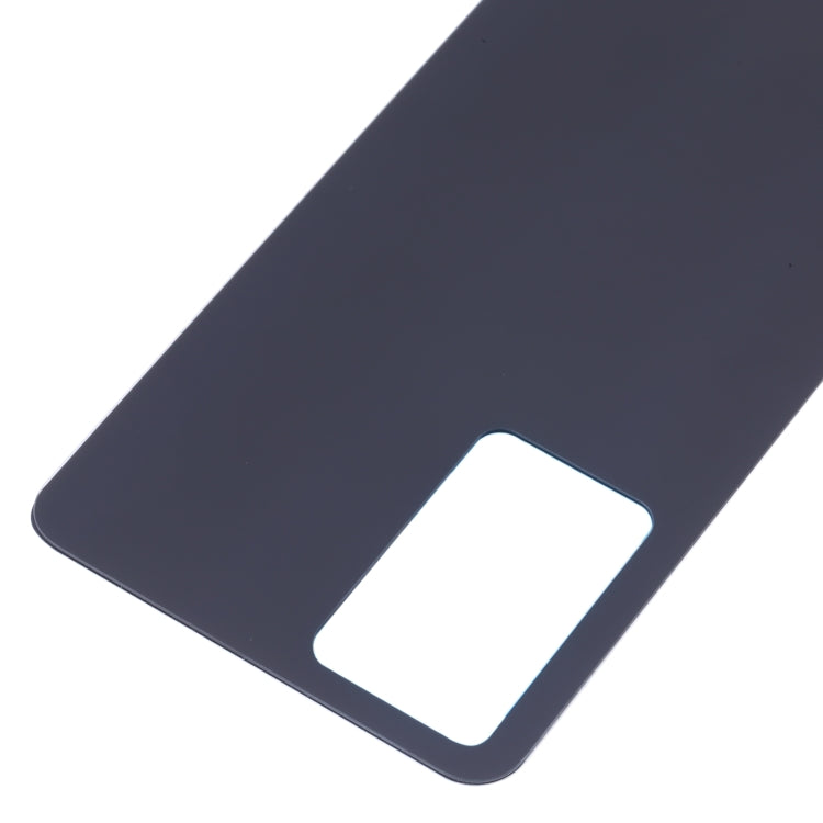 For OPPO Reno7 Pro 5G Glass Battery Back Cover (Black) - Back Cover by PMC TechLife | Online Shopping South Africa | PMC TechLife | Buy Now Pay Later Mobicred