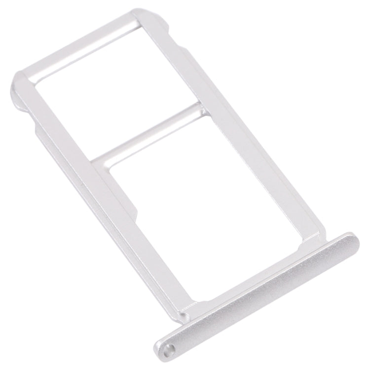 SIM Card Tray + SIM Card Tray / Micro SD Card Tray for Honor Mate 9 Lite (Silver) - Card Socket by PMc TechLife | Online Shopping South Africa | PMc TechLife | Buy Now Pay Later Mobicred