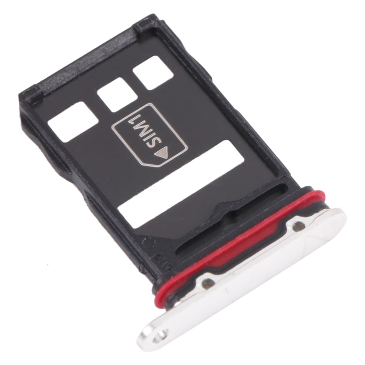 SIM Card Tray + NM Card Tray for Huawei P50 Pro (White) - Card Socket by PMc TechLife | Online Shopping South Africa | PMc TechLife | Buy Now Pay Later Mobicred