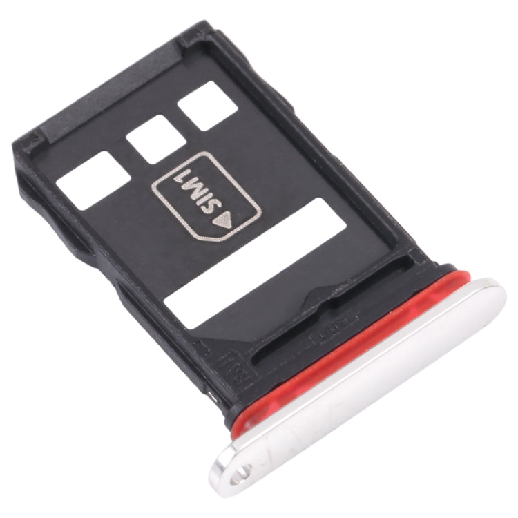 SIM Card Tray + NM Card Tray for Huawei Mate 40E 5G (Silver) - Card Socket by PMc TechLife | Online Shopping South Africa | PMc TechLife | Buy Now Pay Later Mobicred