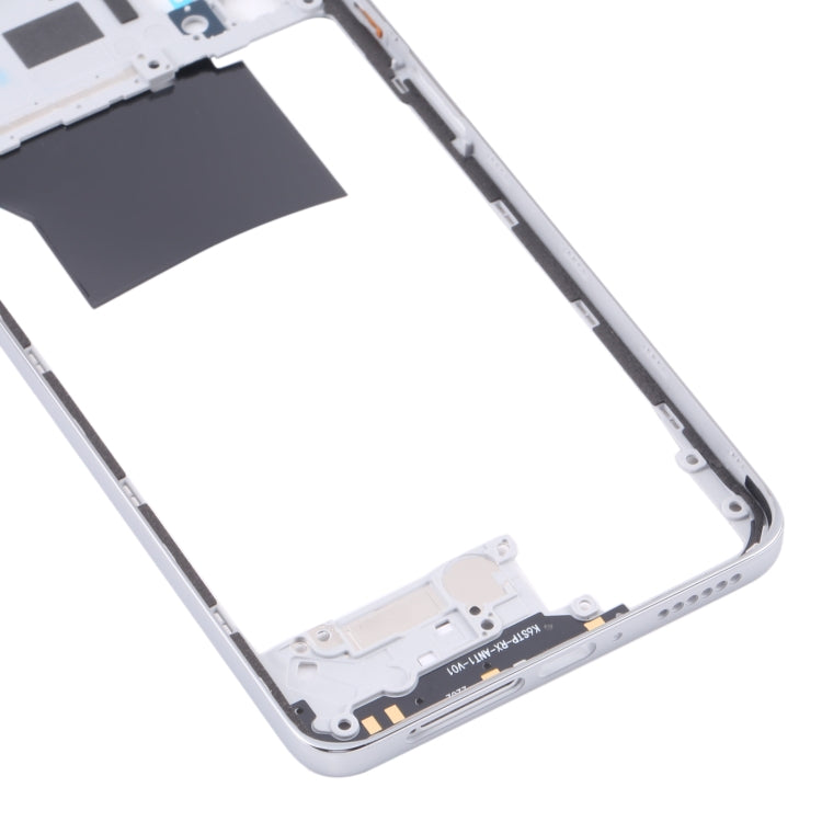Middle Frame Bezel Plate for Xiaomi Poco X4 Pro 5G/Redmi Note 11E Pro(Silver) - Frame Bezel Plate by PMC TechLife | Online Shopping South Africa | PMC TechLife | Buy Now Pay Later Mobicred