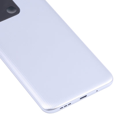 Original Battery Back Cover for Xiaomi Redmi 10A 220233L2C(Silver) - Back Cover by PMC Jewellery | Online Shopping South Africa | PMC Jewellery | Buy Now Pay Later Mobicred