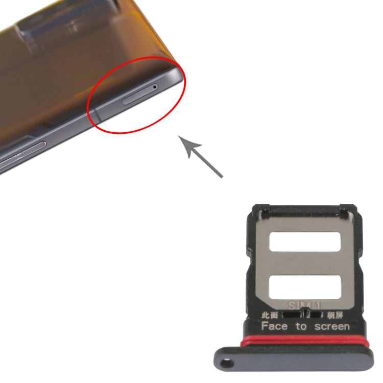 SIM Card Tray + SIM Card Tray For Xiaomi Poco F4 GT (Black) - Card Tray by PMc TechLife | Online Shopping South Africa | PMc TechLife | Buy Now Pay Later Mobicred
