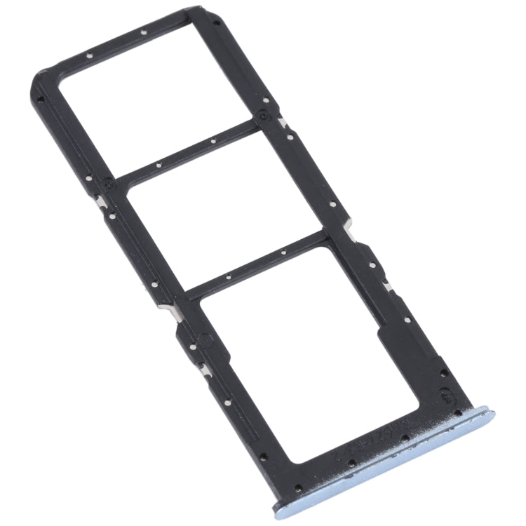 For OPPO K9x SIM Card Tray + SIM Card Tray + Micro SD Card Tray (Blue) - Card Socket by PMc TechLife | Online Shopping South Africa | PMc TechLife | Buy Now Pay Later Mobicred