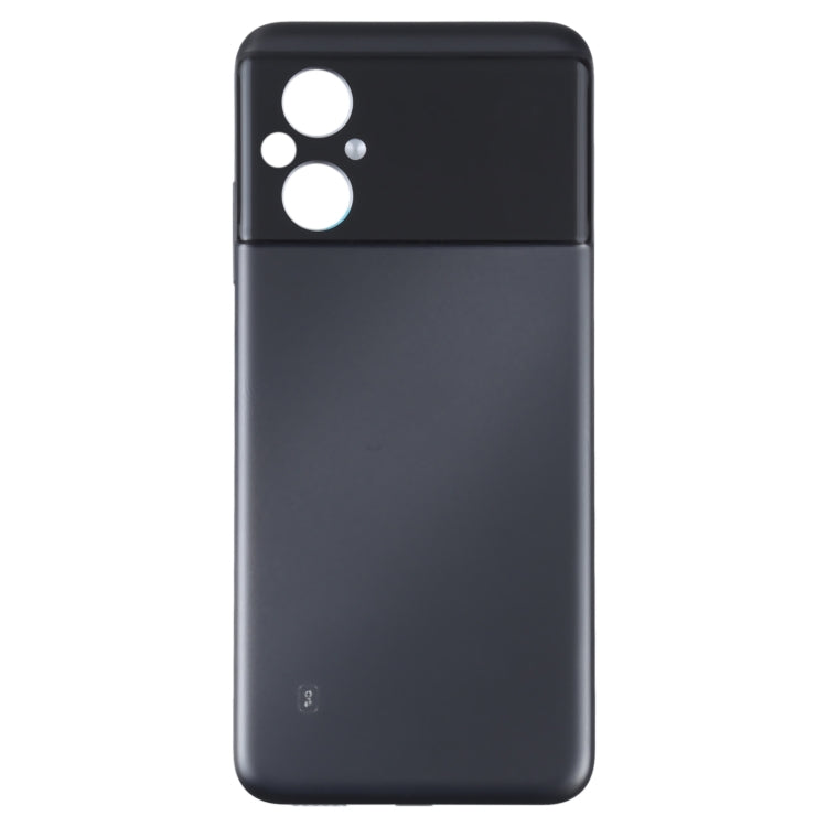 For Xiaomi Poco M5 / Poco M5 India Original Battery Back Cover(Black) - Back Cover by PMC TechLife | Online Shopping South Africa | PMC TechLife | Buy Now Pay Later Mobicred