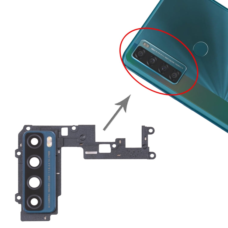 For TCL 20 SE Camera Lens Cover(Green) - For TCL by PMC TechLife | Online Shopping South Africa | PMC TechLife | Buy Now Pay Later Mobicred