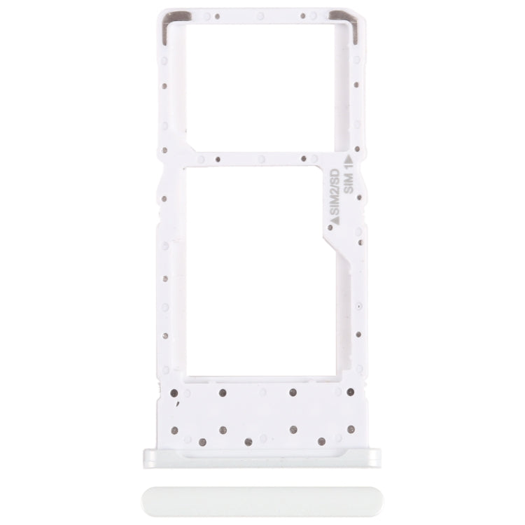 For Nokia X10 Original SIM + SIM / Micro SD Card Tray (White) - Card Tray by PMC TechLife | Online Shopping South Africa | PMC TechLife