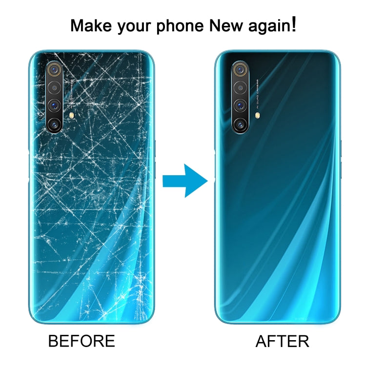 For OPPO Realme X3 / Realme X3 SuperZoom Plastic Battery Back Cover(Blue) - Back Cover by PMC Jewellery | Online Shopping South Africa | PMC Jewellery | Buy Now Pay Later Mobicred