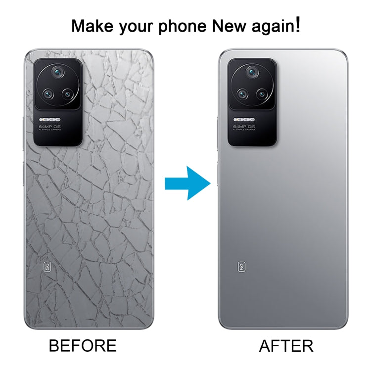 For Xiaomi Poco F4 OEM Glass Material Battery Back Cover(Grey) - free shipping - PMC TechLife - Order now!