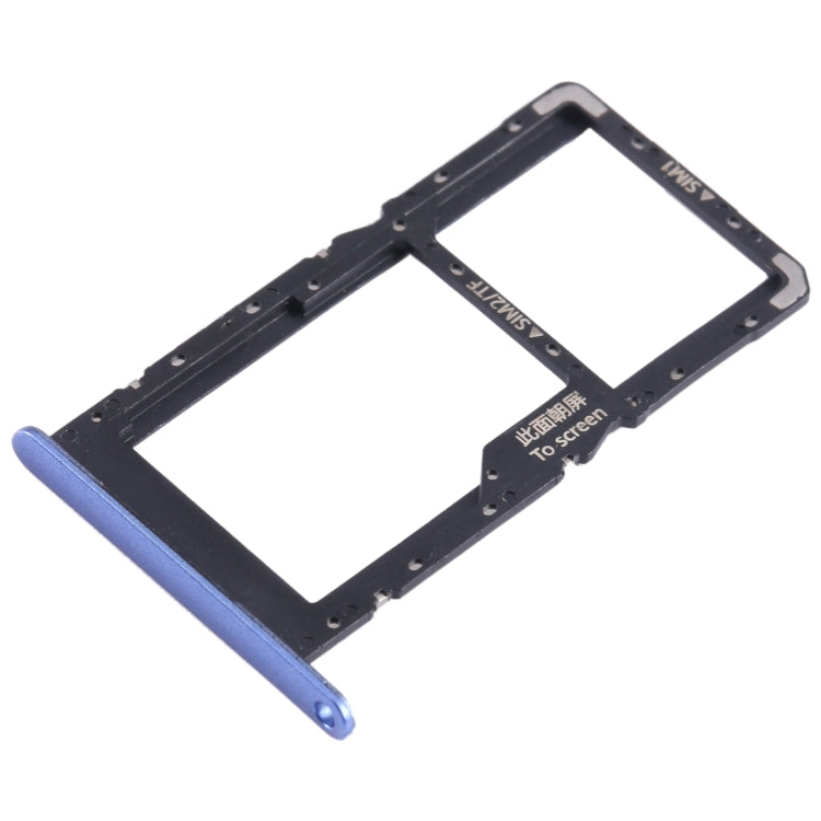 For Huawei nova Y70 Plus SIM + SIM / Micro SD Card Tray (Blue) - Card Socket by PMc TechLife | Online Shopping South Africa | PMc TechLife | Buy Now Pay Later Mobicred