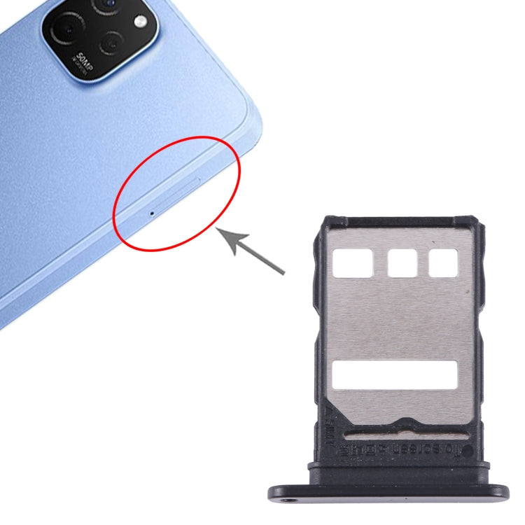 For Huawei Enjoy 50 Plus SIM Card Tray (Black) - Card Socket by PMc TechLife | Online Shopping South Africa | PMc TechLife | Buy Now Pay Later Mobicred