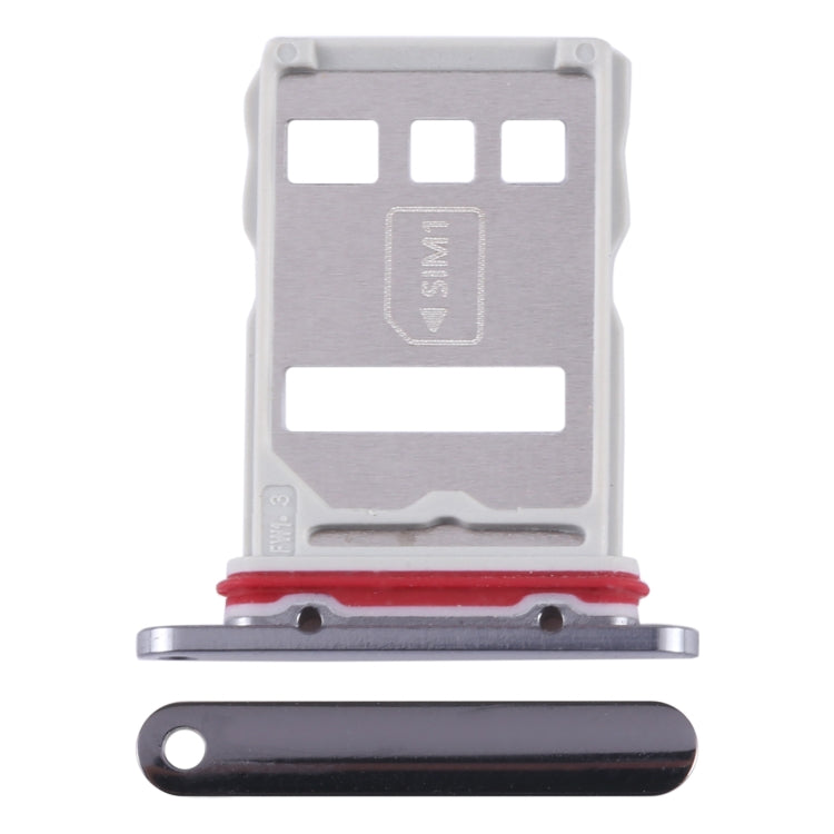 For Huawei Mate 50 SIM + NM Card Tray (Black) - Card Socket by PMc TechLife | Online Shopping South Africa | PMc TechLife | Buy Now Pay Later Mobicred