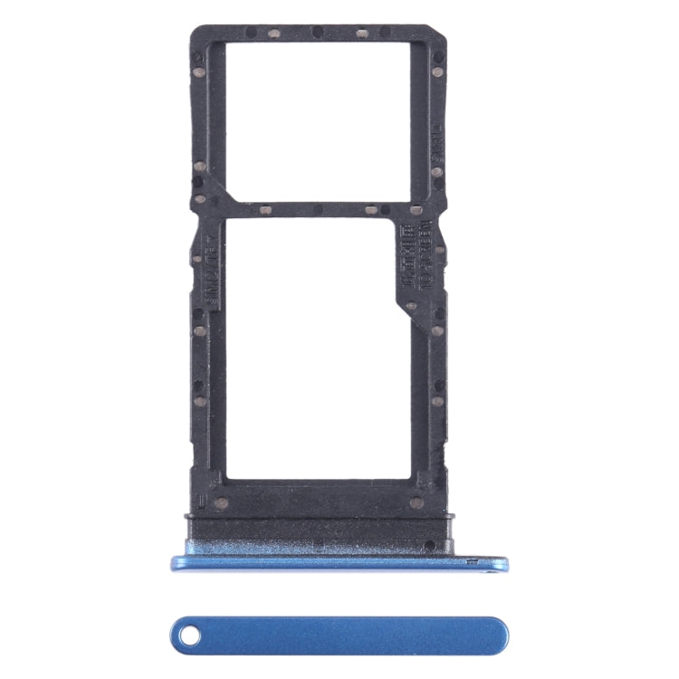 For Honor Play6T SIM + SIM / Micro SD Card Tray (Blue) - Card Socket by PMc TechLife | Online Shopping South Africa | PMc TechLife | Buy Now Pay Later Mobicred