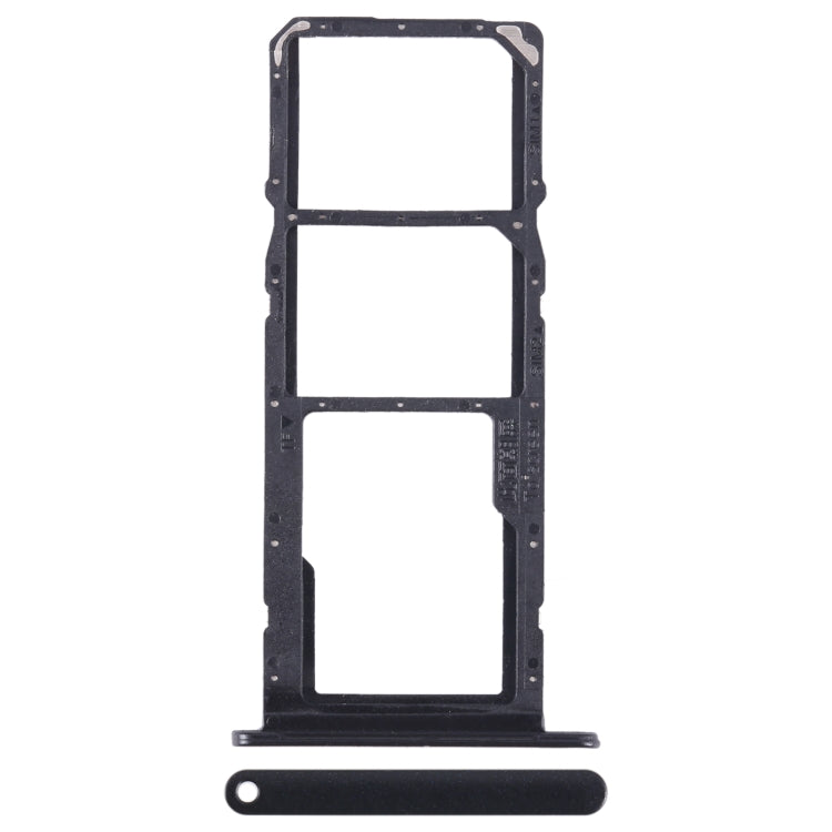 For Honor 10X Lite SIM + SIM + Micro SD Card Tray (Black) - Card Socket by PMc TechLife | Online Shopping South Africa | PMc TechLife | Buy Now Pay Later Mobicred