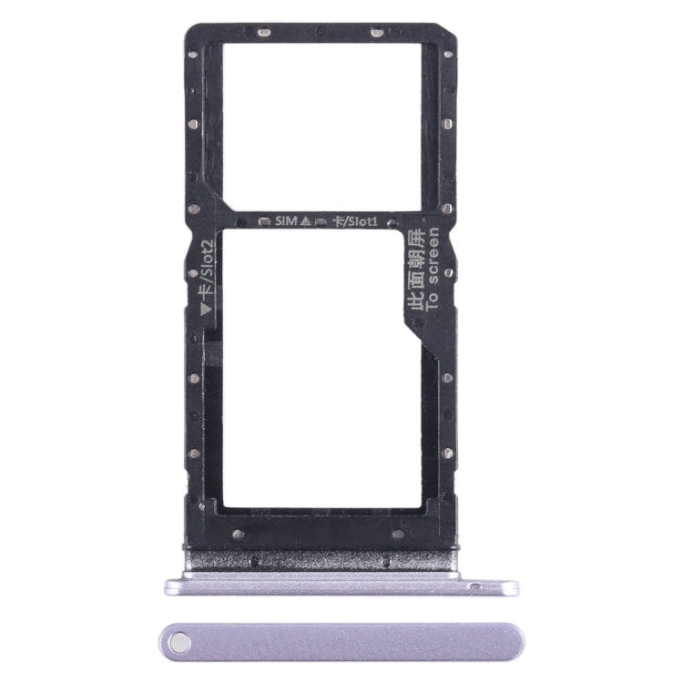 For Honor Play 5T SIM + SIM Card Tray (Purple) - Card Socket by PMc TechLife | Online Shopping South Africa | PMc TechLife | Buy Now Pay Later Mobicred