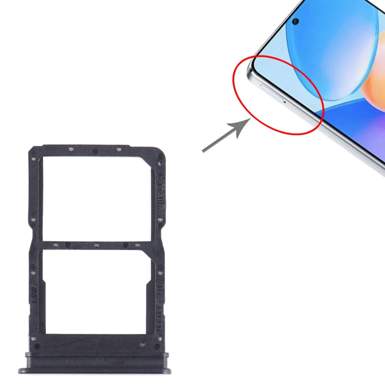 For Honor X40i SIM + SIM Card Tray (Black) - free shipping - PMc TechLife - Order now!