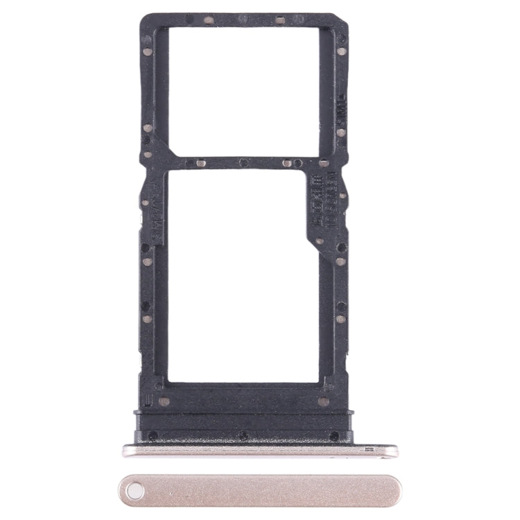 For Honor X7 SIM + SIM / Micro SD Card Tray (Gold) - Card Socket by PMc TechLife | Online Shopping South Africa | PMc TechLife | Buy Now Pay Later Mobicred