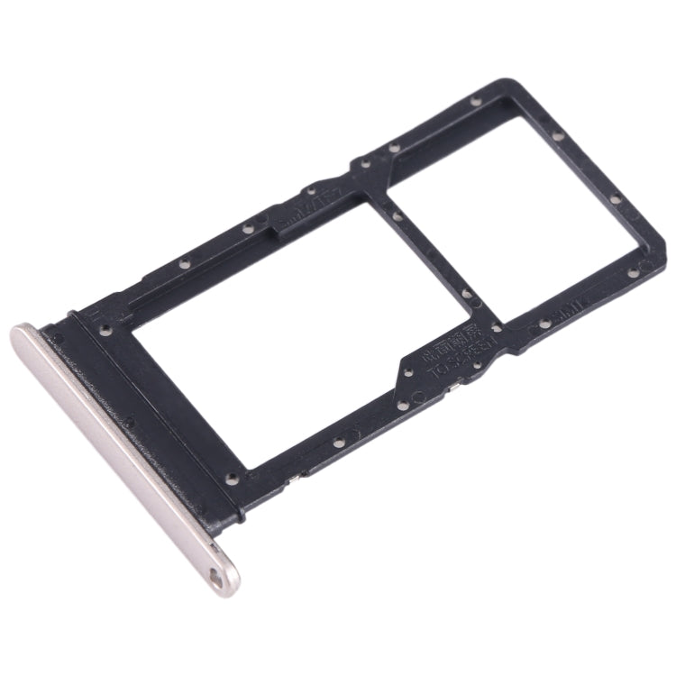For Honor X7 SIM + SIM / Micro SD Card Tray (Gold) - Card Socket by PMc TechLife | Online Shopping South Africa | PMc TechLife | Buy Now Pay Later Mobicred