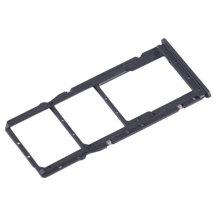 For Xiaomi Redmi 12C SIM Card Tray + SIM Card Tray + Micro SD Card Tray (Black) - Card Tray by PMC TechLife | Online Shopping South Africa | PMC TechLife