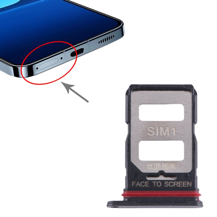 For Xiaomi Redmi  K60 Ultra SIM Card Tray + SIM Card Tray (Black) - Card Tray by PMC TechLife | Online Shopping South Africa | PMC TechLife | Buy Now Pay Later Mobicred