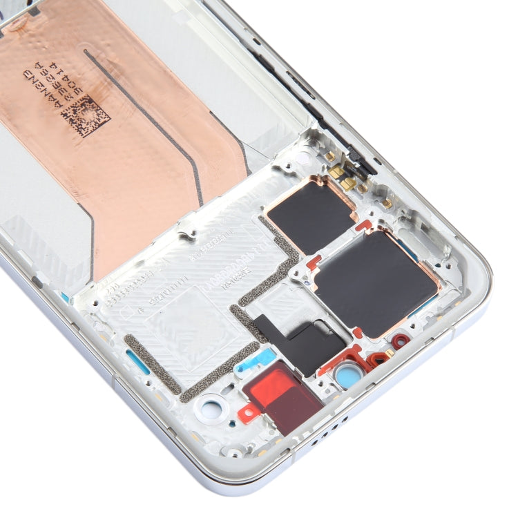 For Xiaomi 14 Pro Original Front Housing LCD Frame Bezel Plate (Silver) - Frame Bezel Plate by PMC TechLife | Online Shopping South Africa | PMC TechLife
