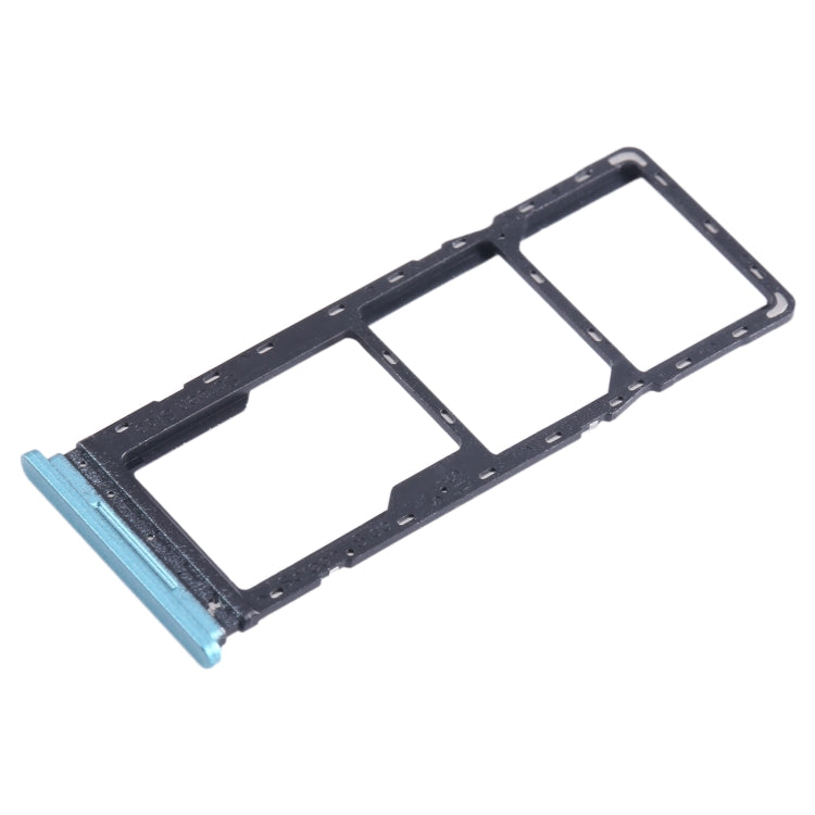For Tecno Spark 8C KG5k SIM Card Tray + SIM Card Tray + Micro SD Card Tray (Green) - Card Tray by PMC TechLife | Online Shopping South Africa | PMC TechLife